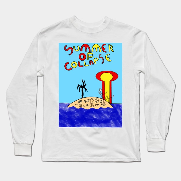 Summer Of Collapse Long Sleeve T-Shirt by Second Wave Apparel